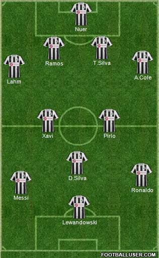 Newcastle United Formation 2013