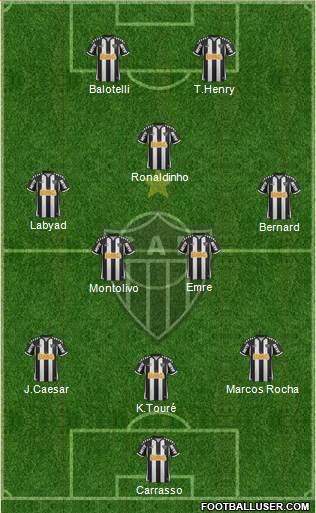 C Atlético Mineiro Formation 2013