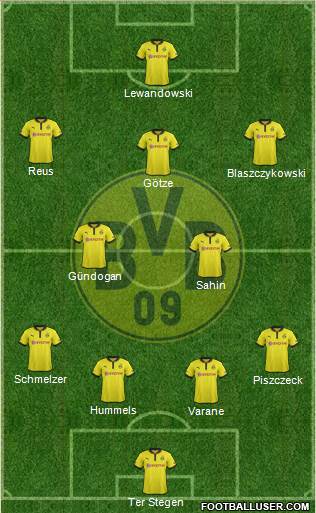 Borussia Dortmund Formation 2013