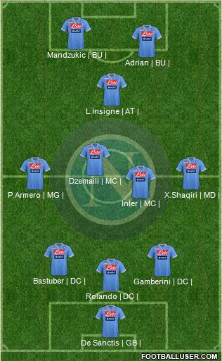 Napoli Formation 2013