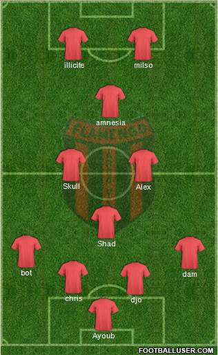 Flamengo EC de Arcoverde Formation 2013