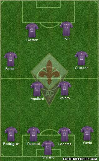 Fiorentina Formation 2013