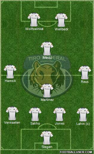 Tiro Federal de Rosario football formation