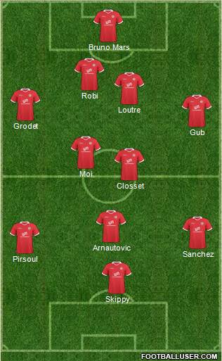 Accrington Stanley Formation 2013