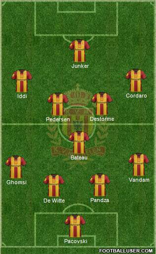 Yellow Red KV Mechelen Formation 2013