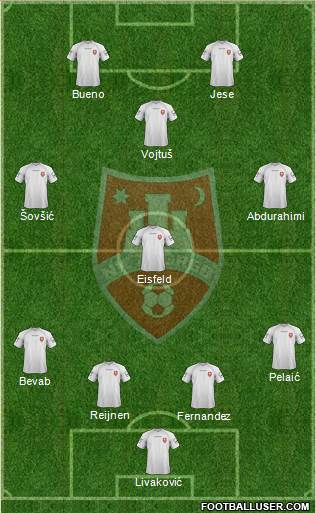 NK Zagreb Formation 2013