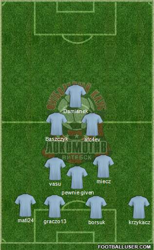 FC Vitebsk Formation 2013