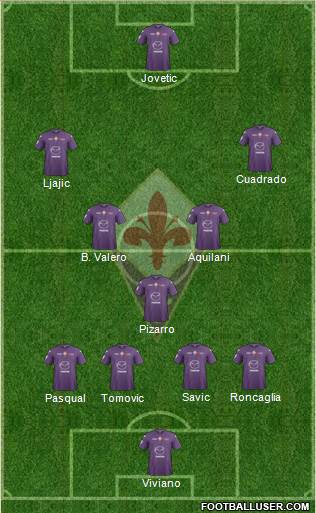 Fiorentina Formation 2013