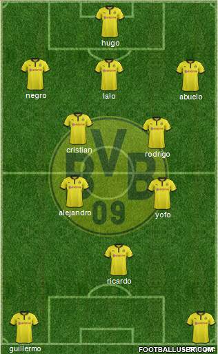 Borussia Dortmund Formation 2013