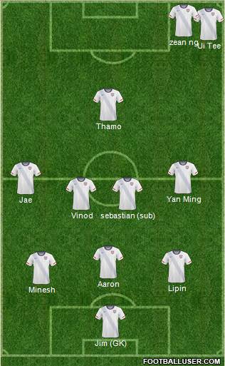 U.S.A. Formation 2013