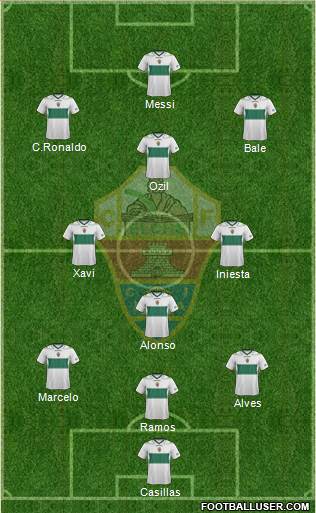 Elche C.F., S.A.D. Formation 2013