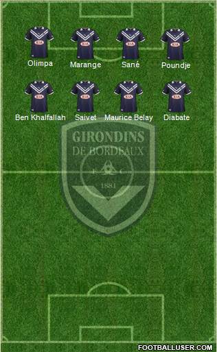 FC Girondins de Bordeaux Formation 2013