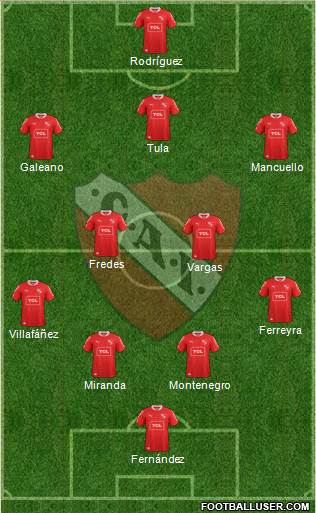 Independiente Formation 2013