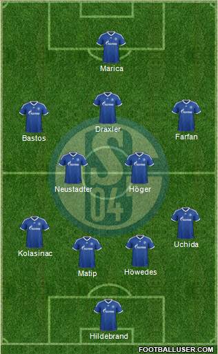 FC Schalke 04 Formation 2013