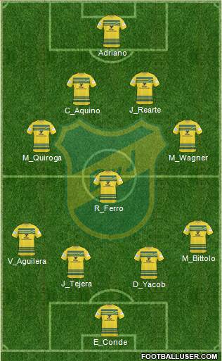 Defensa y Justicia Formation 2013