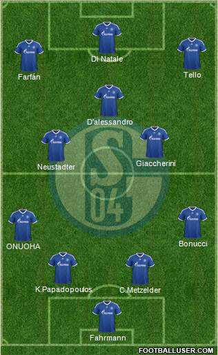 FC Schalke 04 Formation 2013