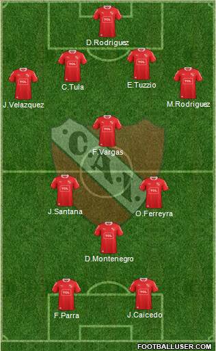 Independiente Formation 2013
