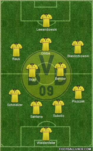 Borussia Dortmund Formation 2013