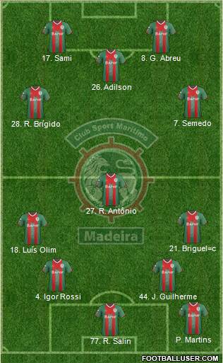 Clube Sport Marítimo - SAD Formation 2013