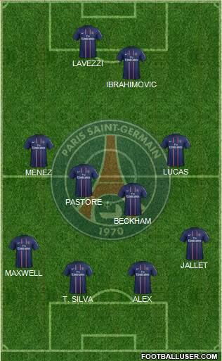 Paris Saint-Germain Formation 2013