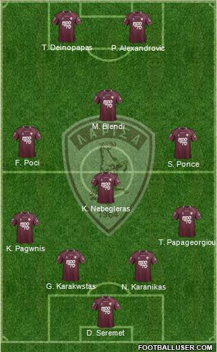 AE Larisa 1964 Formation 2013