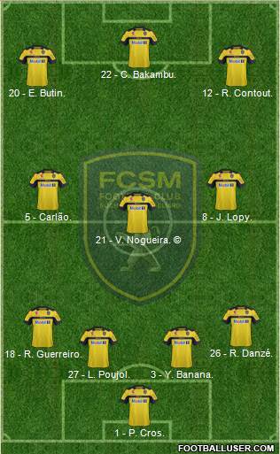 FC Sochaux-Montbéliard Formation 2013