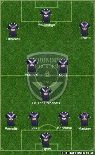 FC Girondins de Bordeaux Formation 2013
