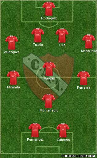Independiente Formation 2013