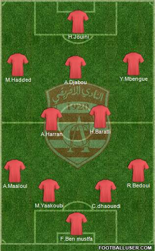 Club Africain Tunis Formation 2013