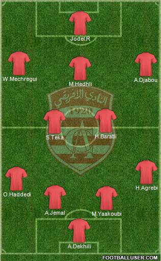 Club Africain Tunis Formation 2013
