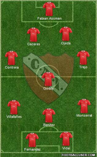 Independiente Formation 2013