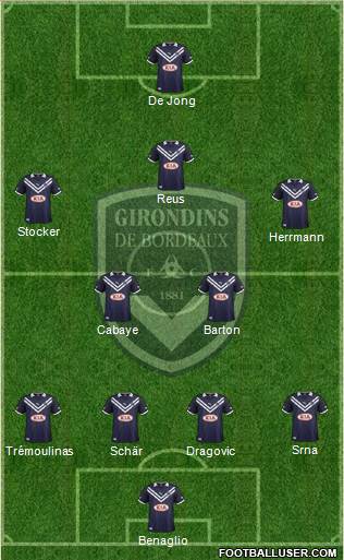 FC Girondins de Bordeaux Formation 2013