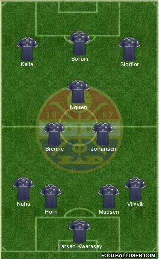 Strømsgodset IF Formation 2013