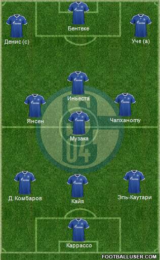 FC Schalke 04 Formation 2013