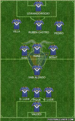 C.F. Badalona Formation 2013