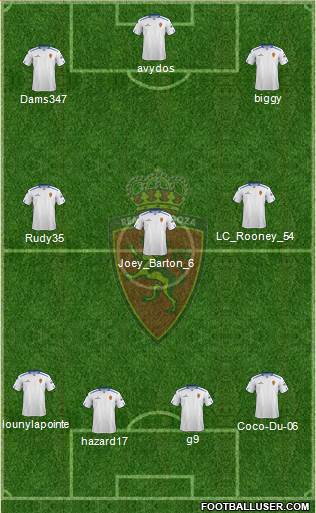 R. Zaragoza S.A.D. Formation 2013