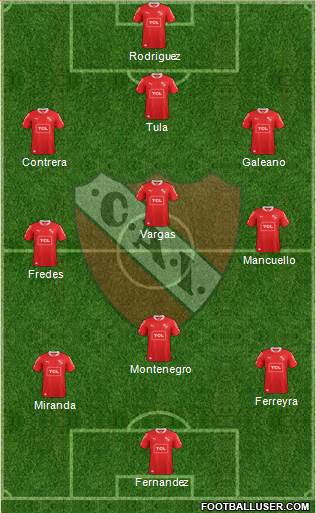 Independiente Formation 2013