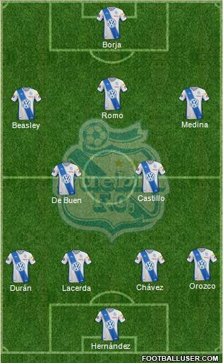 Club Puebla de la Franja Formation 2013