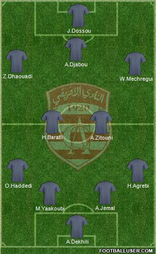 Club Africain Tunis Formation 2013