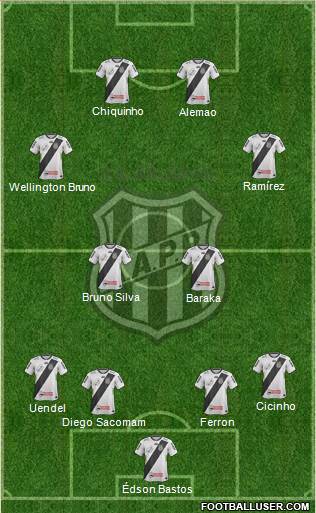 AA Ponte Preta Formation 2013