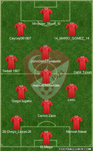 Turkey Formation 2013