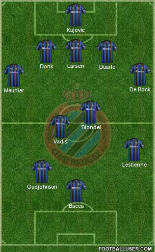 Club Brugge KV Formation 2013