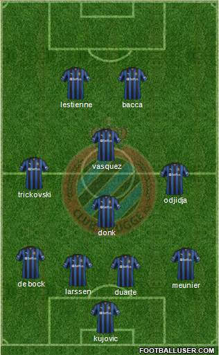 Club Brugge KV Formation 2013