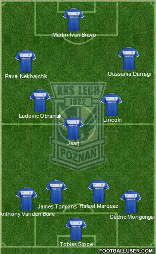 Lech Poznan Formation 2013