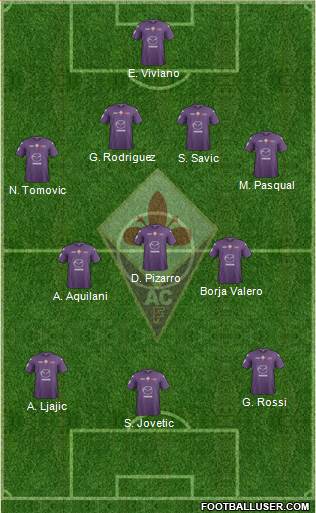 Fiorentina Formation 2013
