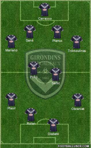 FC Girondins de Bordeaux Formation 2013
