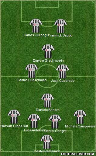 Newcastle United Formation 2013