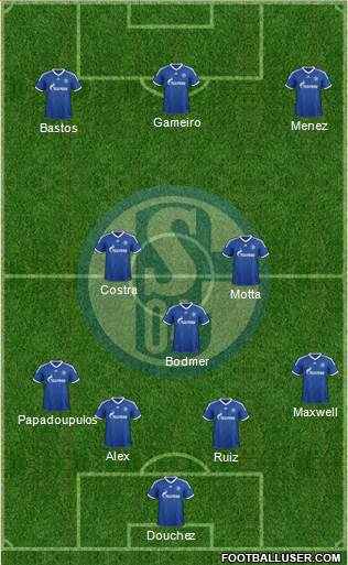 FC Schalke 04 Formation 2013