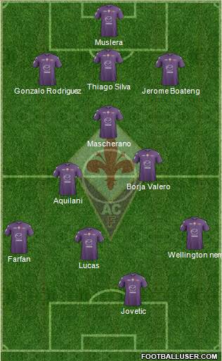 Fiorentina Formation 2013
