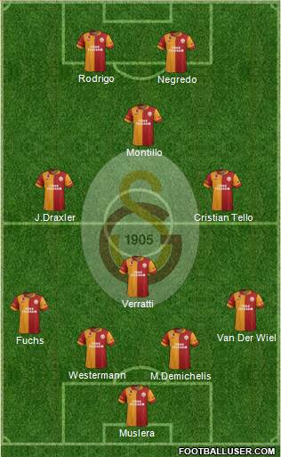 Galatasaray SK Formation 2013